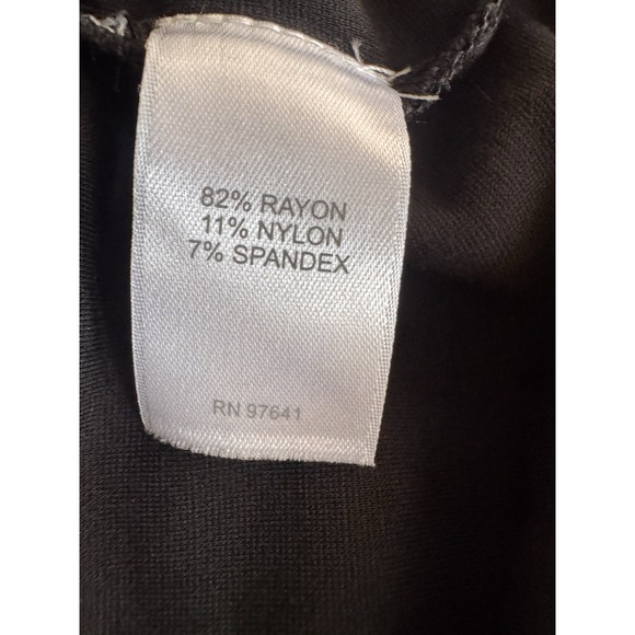 J Jill Wearever Black Jersey Dress 2X Lagenlook Classic Minimalist Modest $119 - Picture 6 of 16